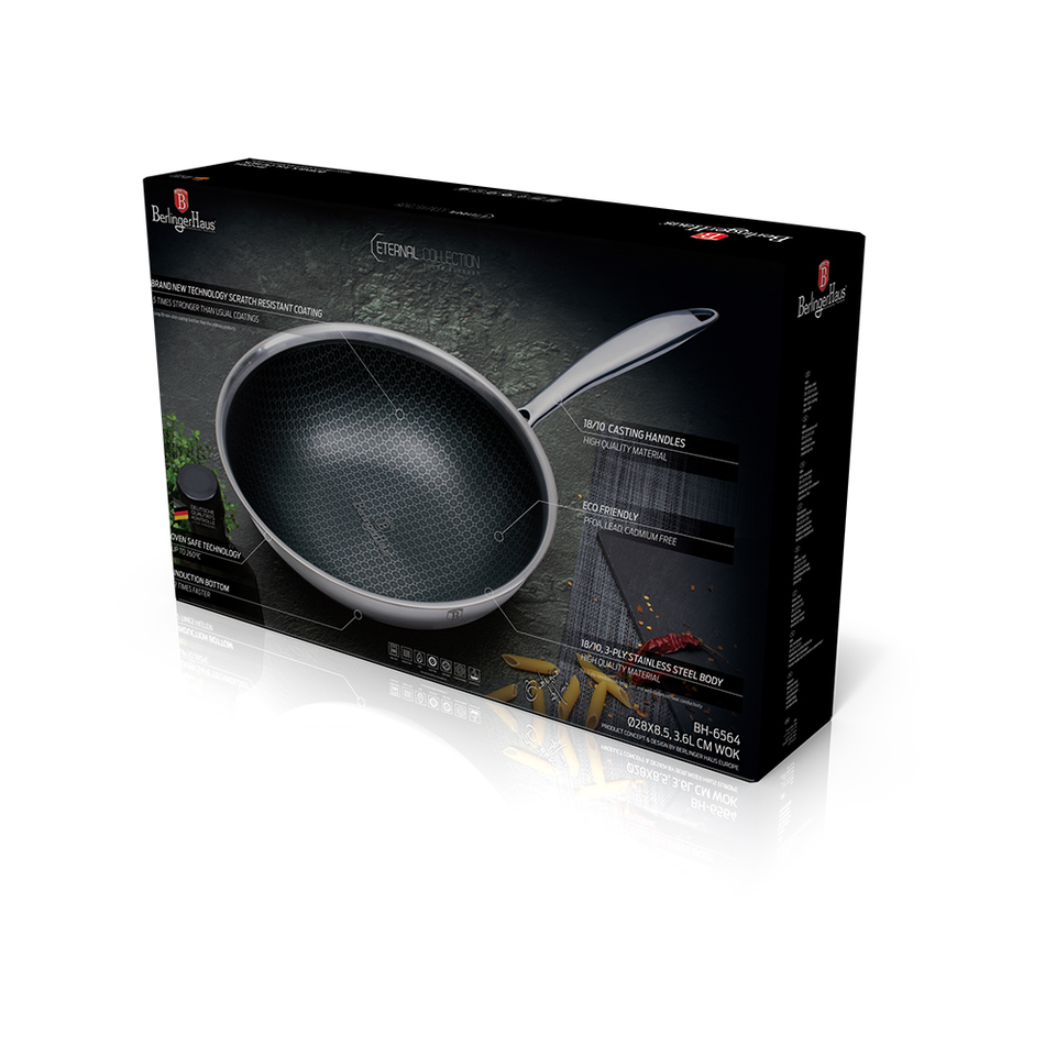 Wok 28 cm Berlinger Haus BH/6564 Eterna Collection