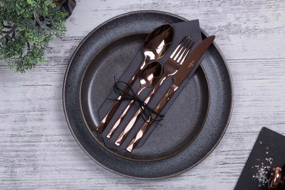 24-Piece Cutlery Set Berlinger Haus BH/2621 Mirror Rose Gold