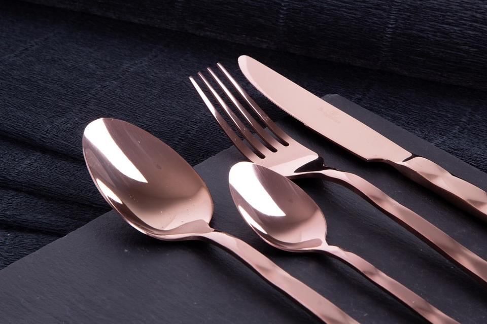 24-Piece Cutlery Set Berlinger Haus BH/2621 Mirror Rose Gold