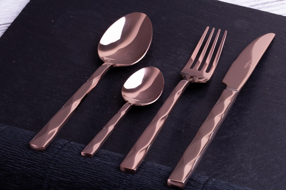 24-Piece Cutlery Set Berlinger Haus BH/2621 Mirror Rose Gold