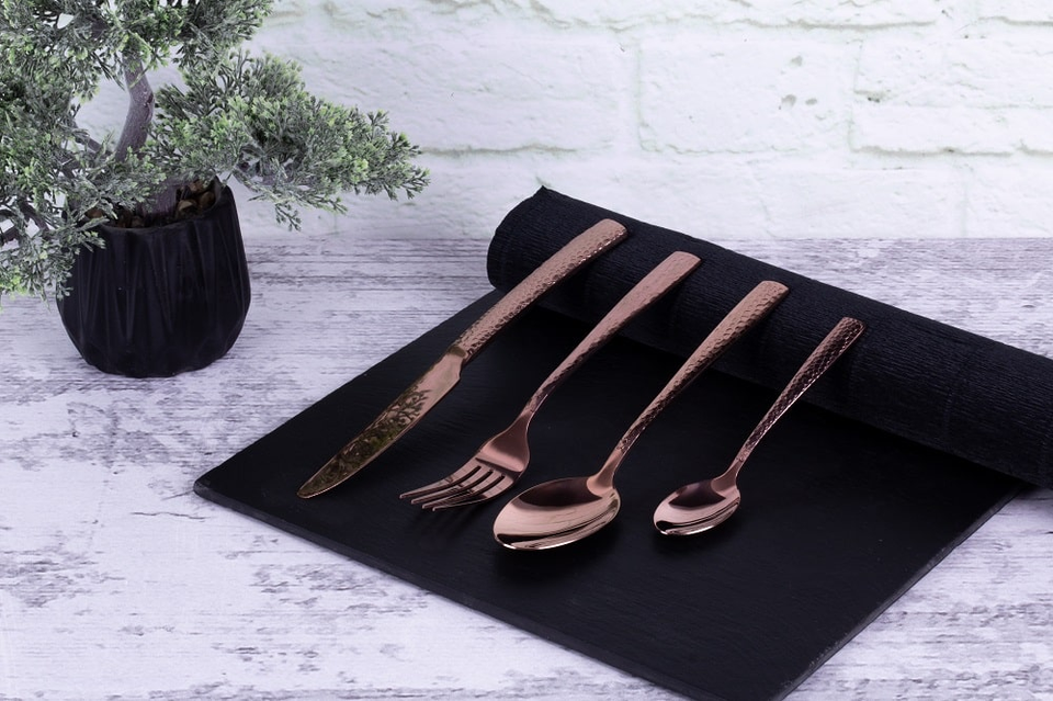 24-Piece Cutlery Set Berlinger Haus BH/2617 Mirror Rose Gold