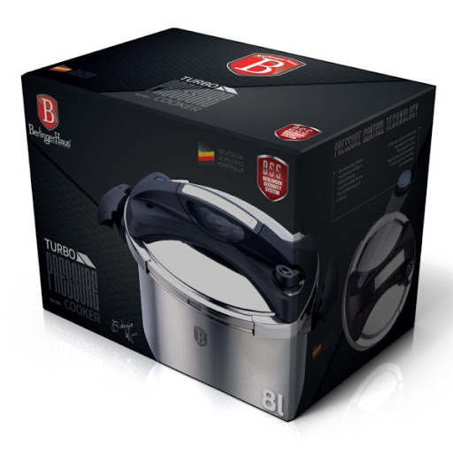Turbo Pressure Cooker with Timer 8L Berlinger Haus BH/1081