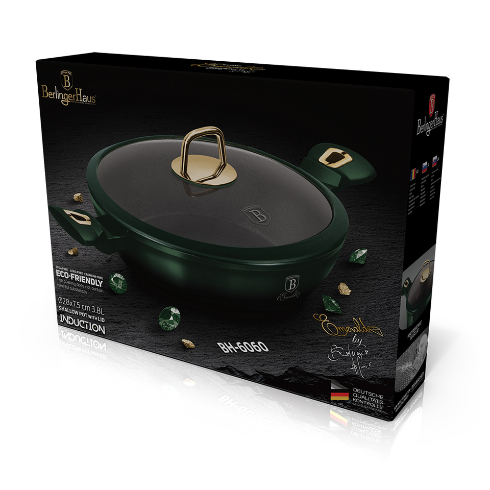 Shallow Pot 28 cm Berlinger Haus BH/6060 Emerald Green