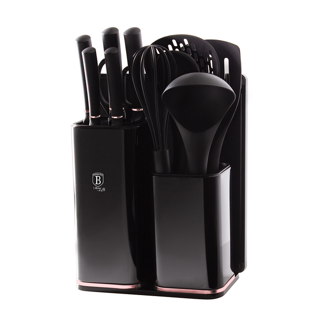 13-Piece Knife Set & Cutting Board Berlinger Haus BH/2546 I-Rose Collection