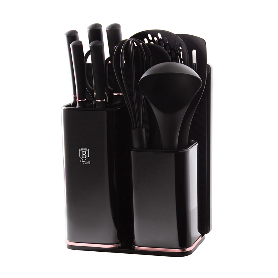 13-Piece Knife Set & Cutting Board Berlinger Haus BH/2546 I-Rose Collection