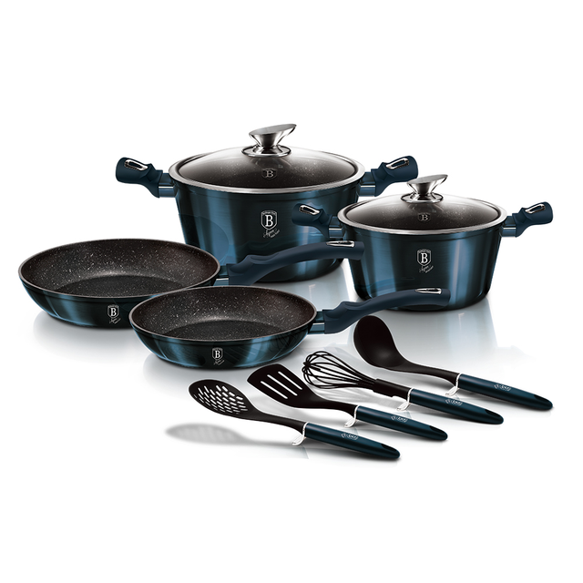 10-Piece Cookware Set Berlinger Haus BH/6143 Aquamarine Blue