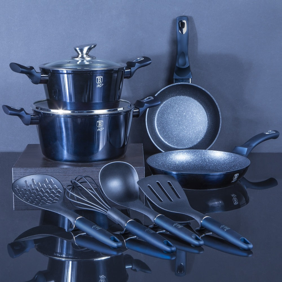 10-Piece Cookware Set Berlinger Haus BH/6143 Aquamarine
