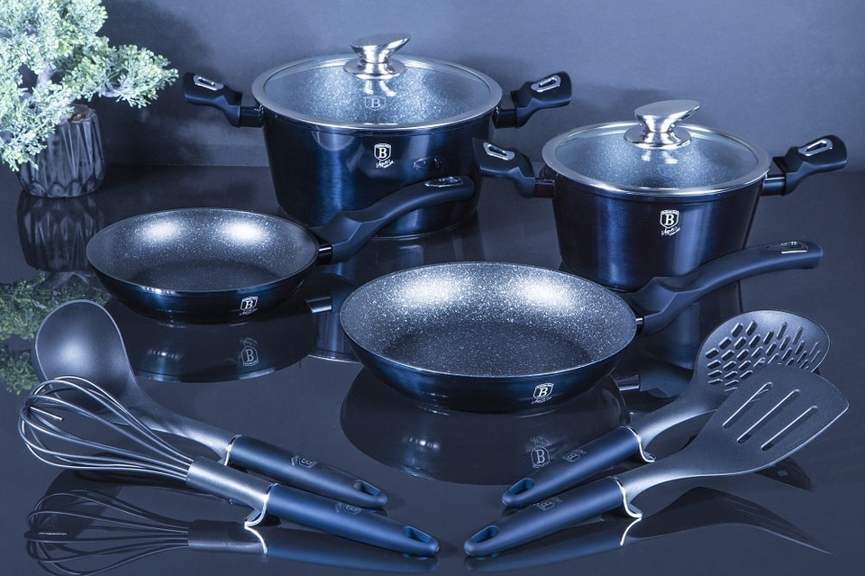 10-Piece Cookware Set Berlinger Haus BH/6143 Aquamarine