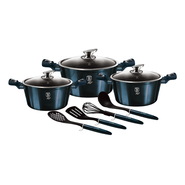 10-Piece Cookware Set Berlinger Haus BH-6152 Aquamarine Collection