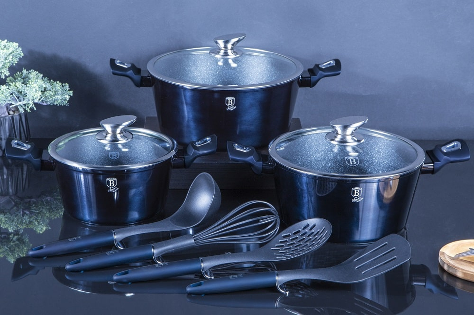 10-Piece Cookware Set Berlinger Haus BH-6152 Aquamarine