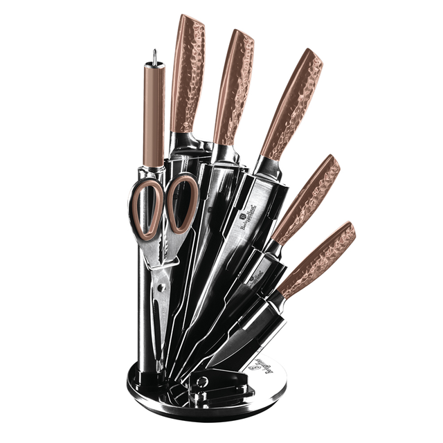 8-Piece Knife Set Berlinger Haus BH/2462 Rose Gold Collection