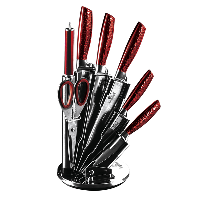 8-Piece Knife Set Berlinger Haus BH/2459 Burgundy Red