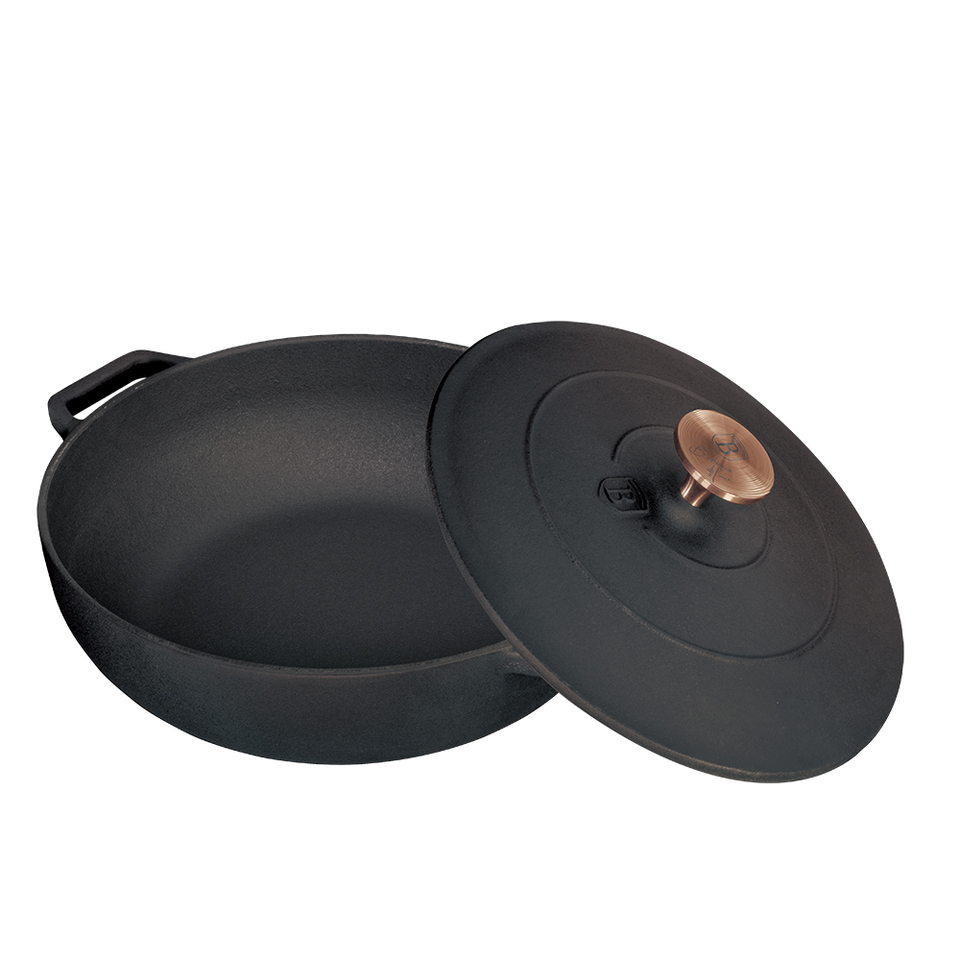 Casserole 26 cm Cast Iron Berlinger Haus BH/6493 Black/Rose Gold