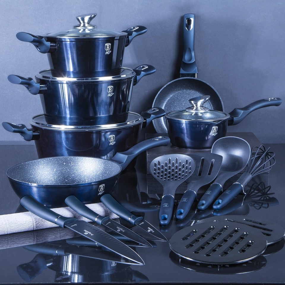 17-Piece Cookware Set Berlinger Haus BH-6164 Aquamarine