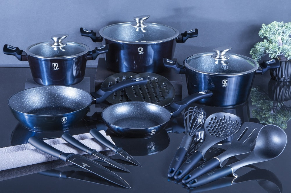 17-Piece Cookware Set Berlinger Haus BH-6164 Aquamarine