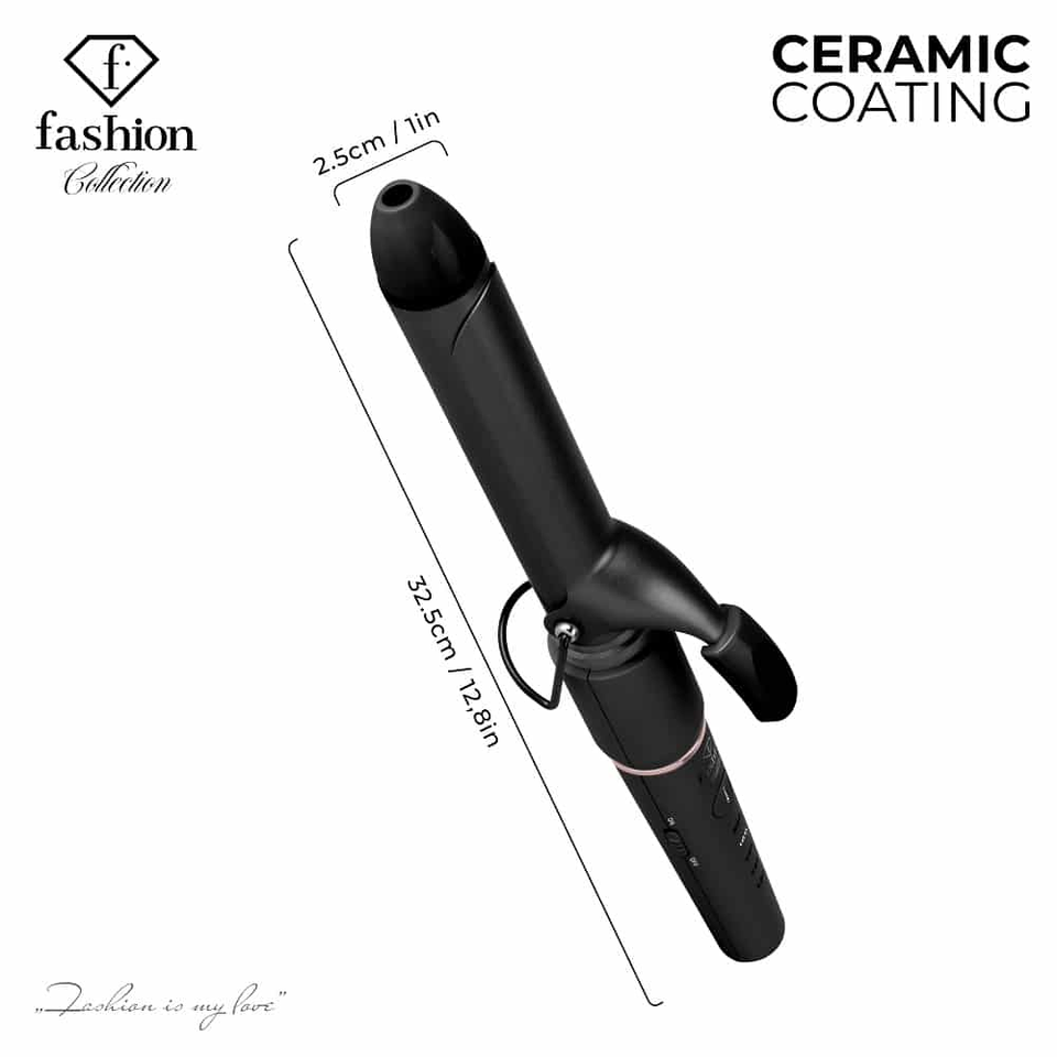 Hair Curler Ceramic Coating Fashion by Berlinger HausFTV0149