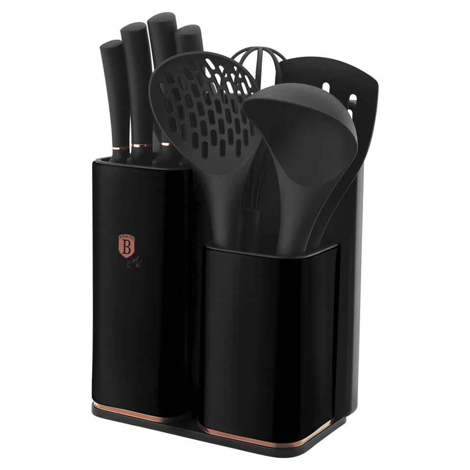 Knife Set & Cutting Board Berlinger Haus BH/2507 Black Rose Collection
