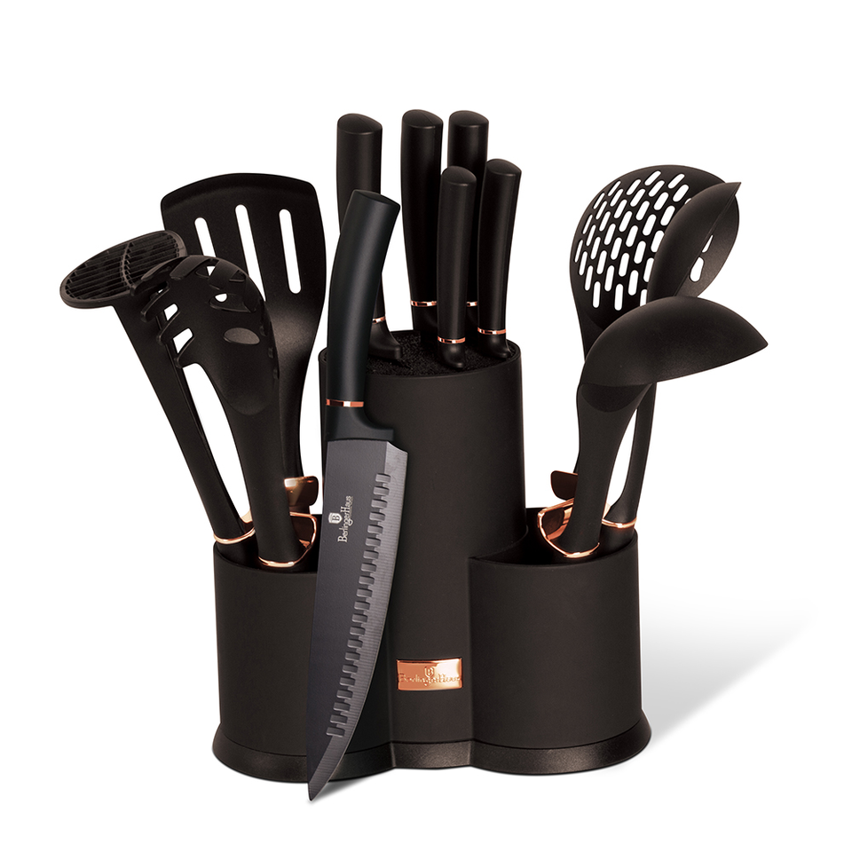 Knife & Utensils Set Berlinger Haus BH-6254 Black Rose Collection