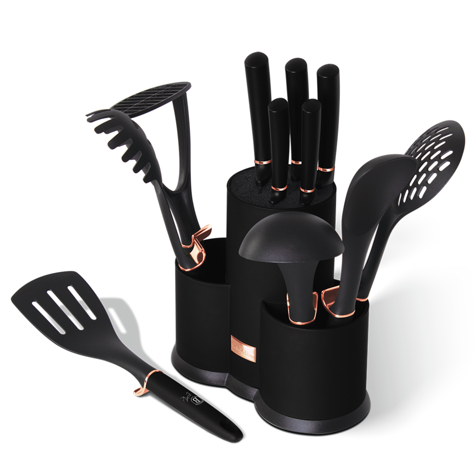 Knife & Utensils Set Berlinger Haus BH-6254 Black Rose Collection