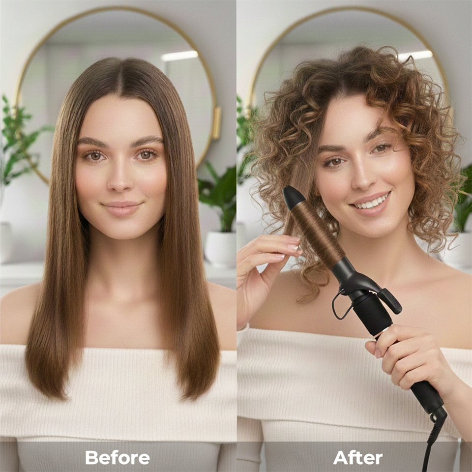 Hair Curler Ceramic Coating Fashion by Berlinger HausFTV0149