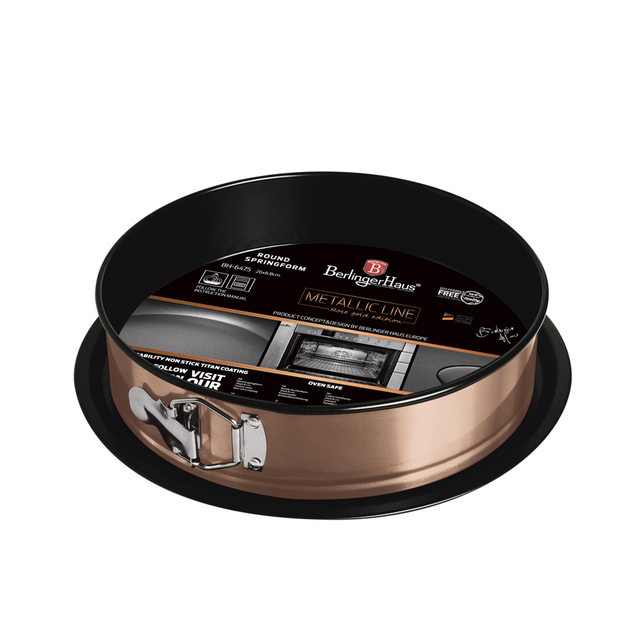 Round Cake Tin Berlinger Haus BH/6475 Rose Gold