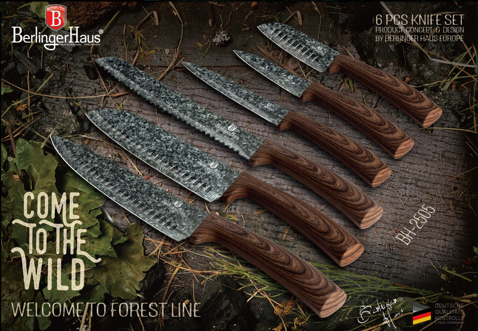 6-Piece Knife Set Berlinger Haus BH/2505 Forest Line