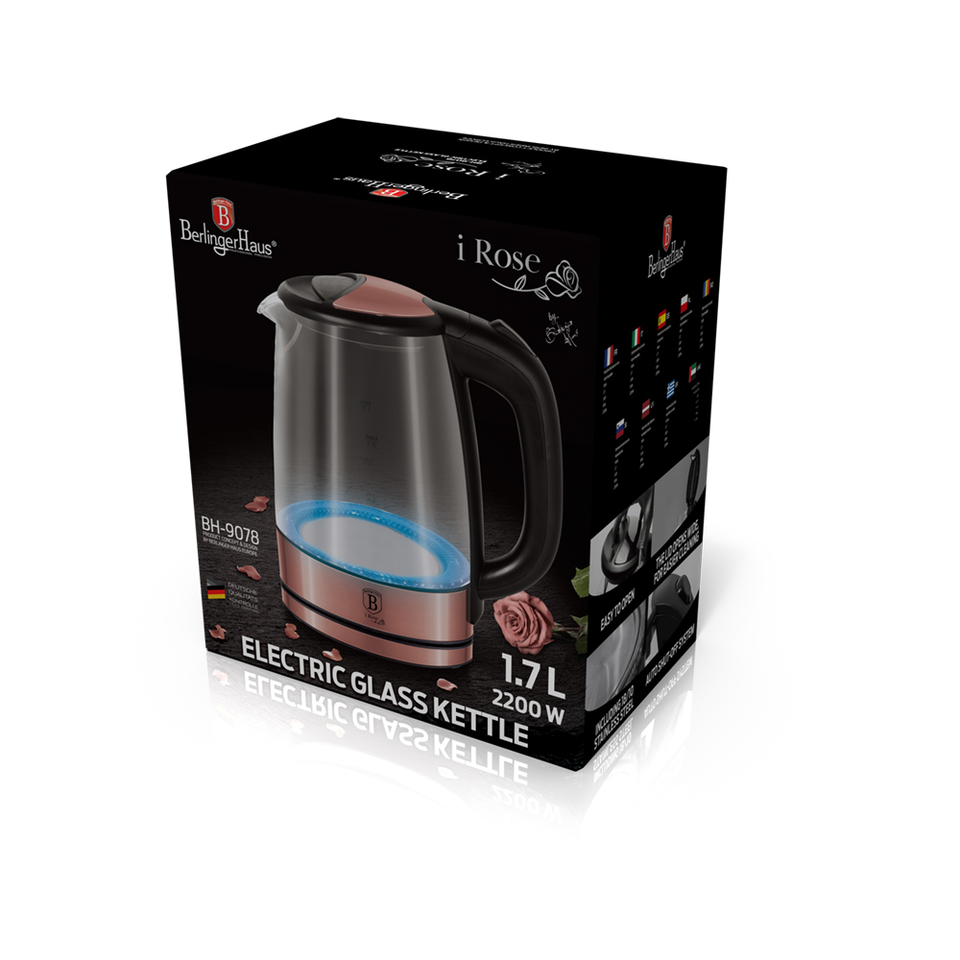 Electric Kettle Berlinger Haus BH/9078 I-Rose Collection
