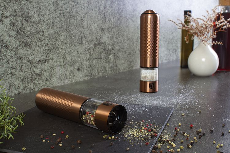 Electric Pepper & Salt Mill Berlinger Haus BH/6415 Rose Gold Collection