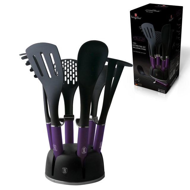 7-Piece Kitchen Utensils Set Berlinger Haus BH-6323 Purple Collection