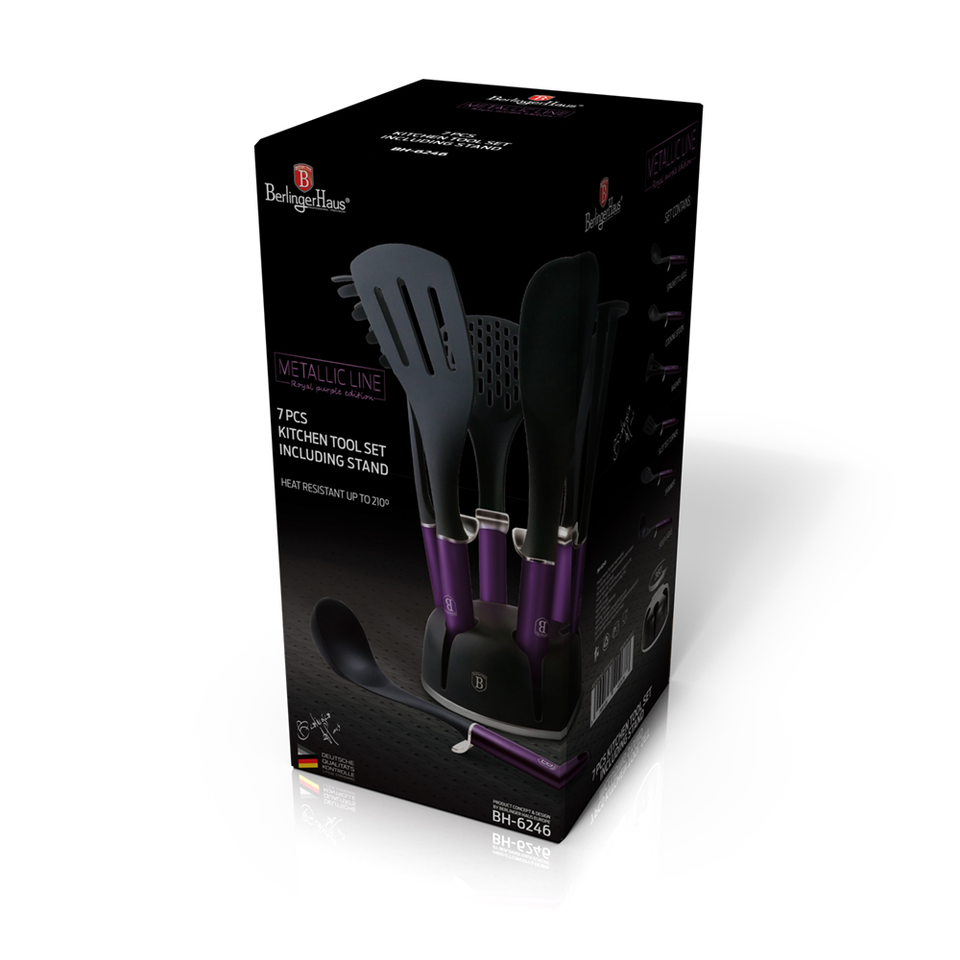 7-Piece Kitchen Utensils Set Berlinger Haus BH-6323 Purple