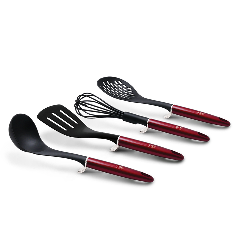 Kitchen Utensils with Stand Berlinger Haus BH/6235 Burgundy Collection