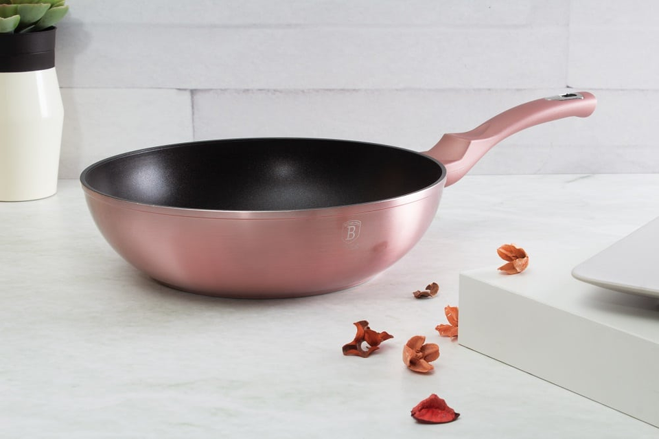 Wok for Induction Cooktop 28 cm Berlinger Haus BH6030 I-Rose