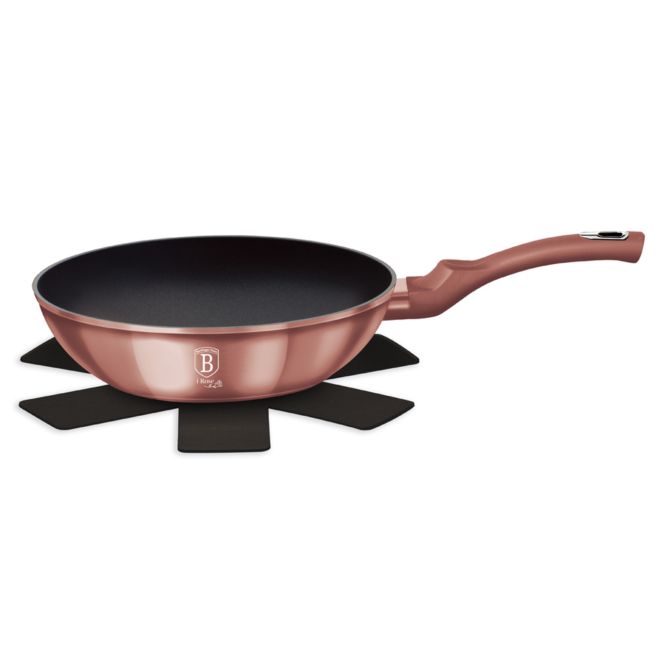 Wok for Induction Cooktop 28 cm Berlinger Haus BH6030 I-Rose