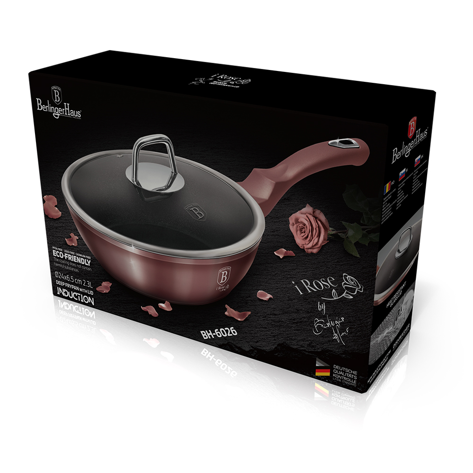 Frying Pan 24 cm Berlinger Haus BH/6026 I-Rose Collection