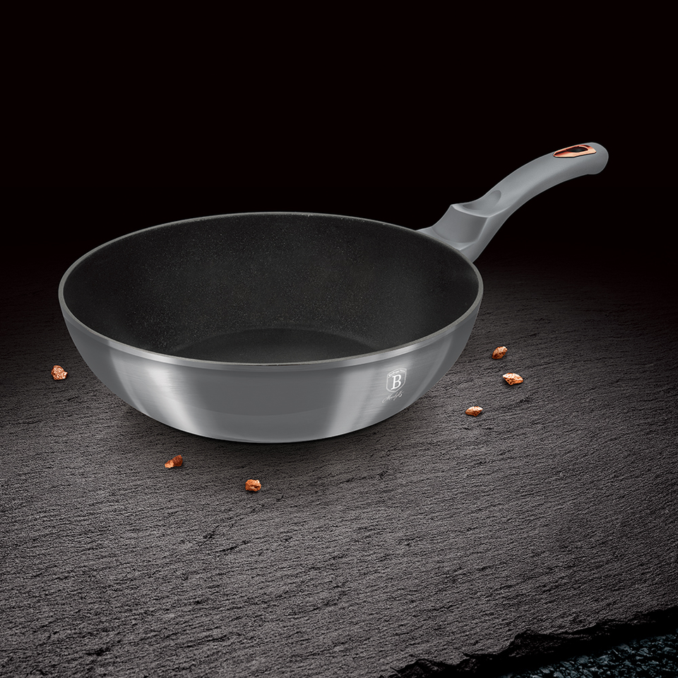 Wok pan 28 cm Berlinger Haus BH/6007 Moonlight Collection