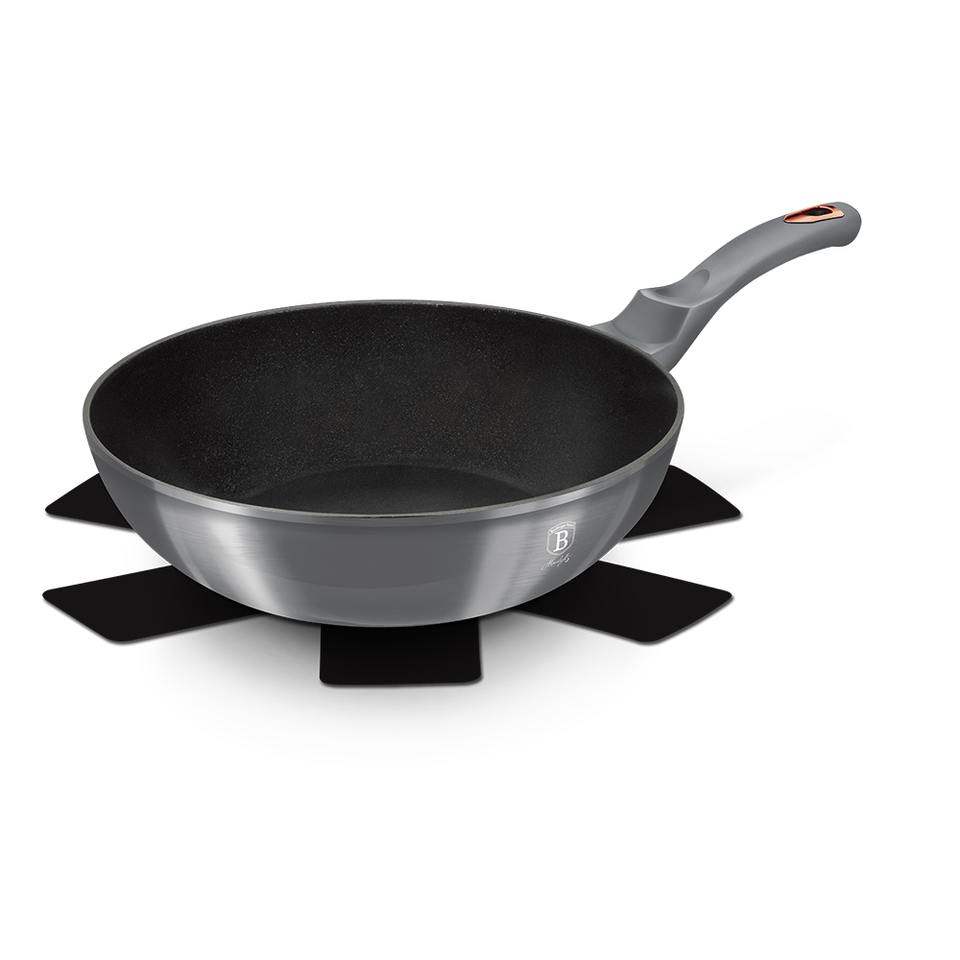 Wok pan 28 cm Berlinger Haus BH/6007 Moonlight Collection