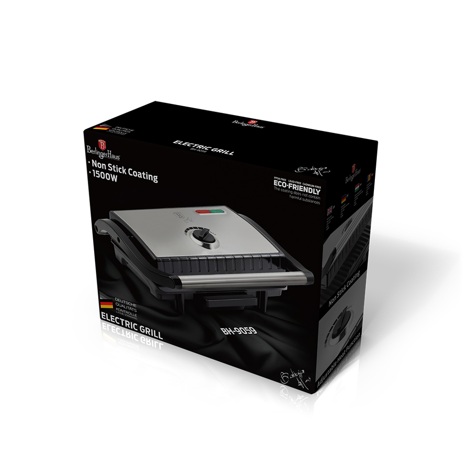 Electric Grill with Oil Drip Pan Berlinger Haus BH/9059