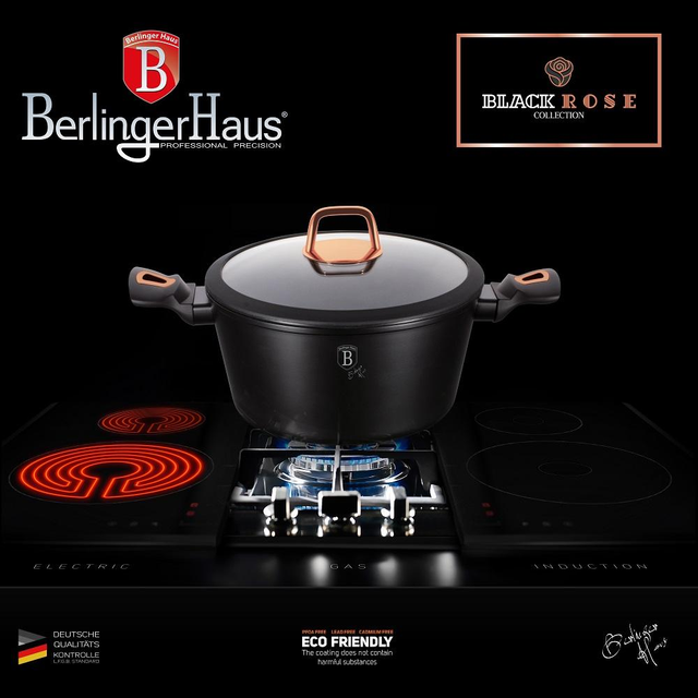 Casserole 20 cm Berlinger Haus BH/1641 Black Rose Collection