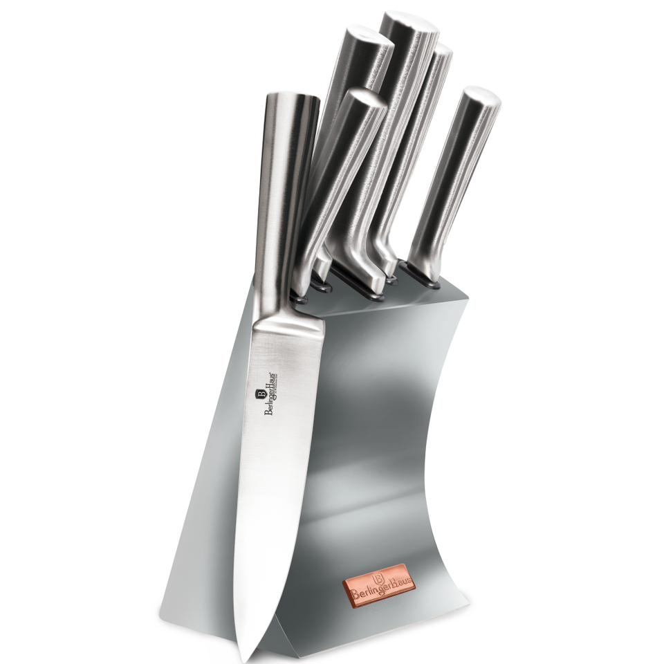 Knife Set with Stand Berlinger Haus BH-2449 Moonlight Collection