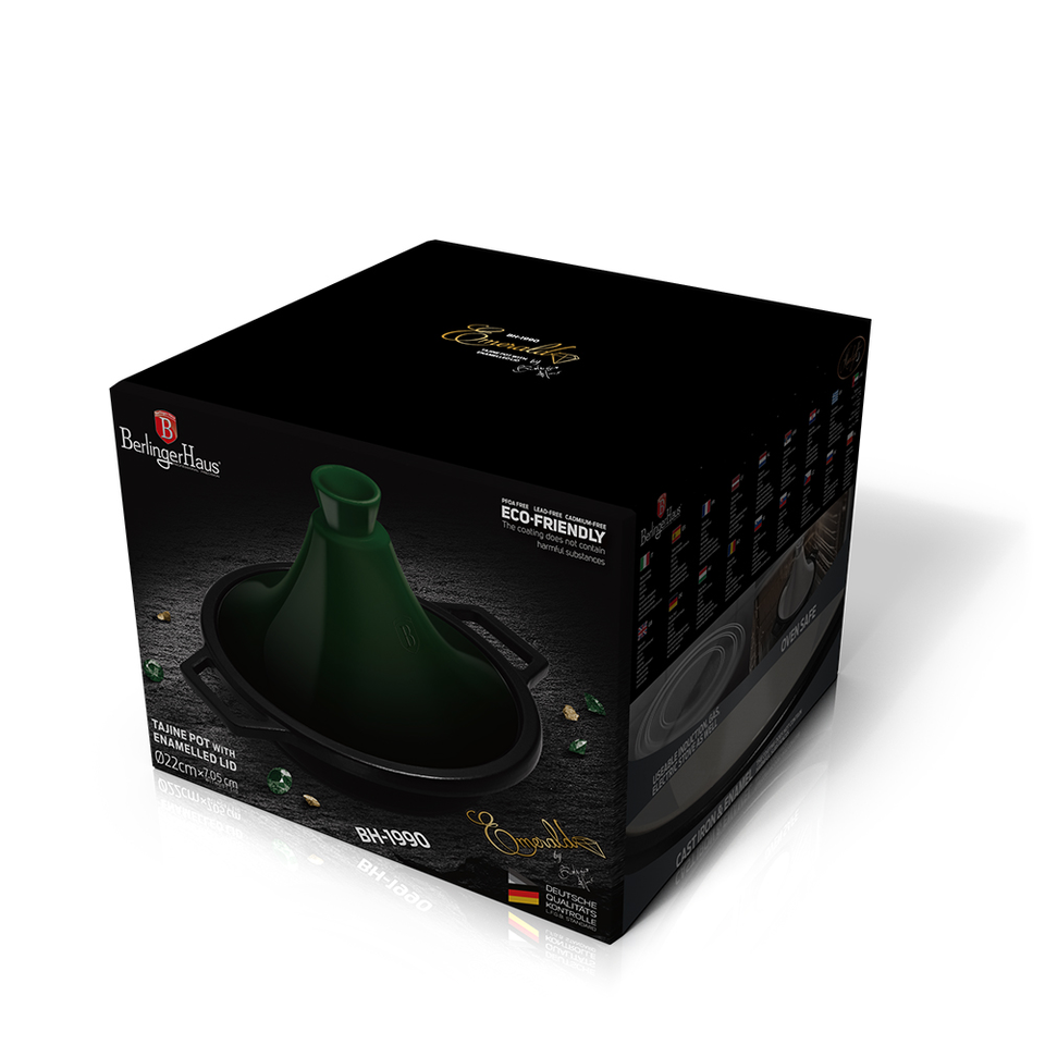 Cast Iron Tagine Berlinger Haus BH-1990 Emerald Collection