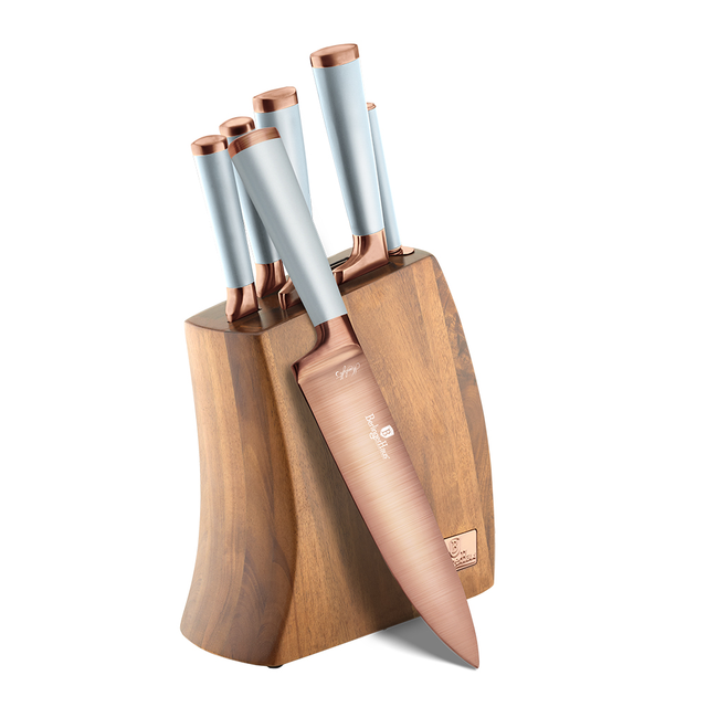 Knife Set & Bamboo Stand Berlinger Haus BH/2646 Moonlight Collection