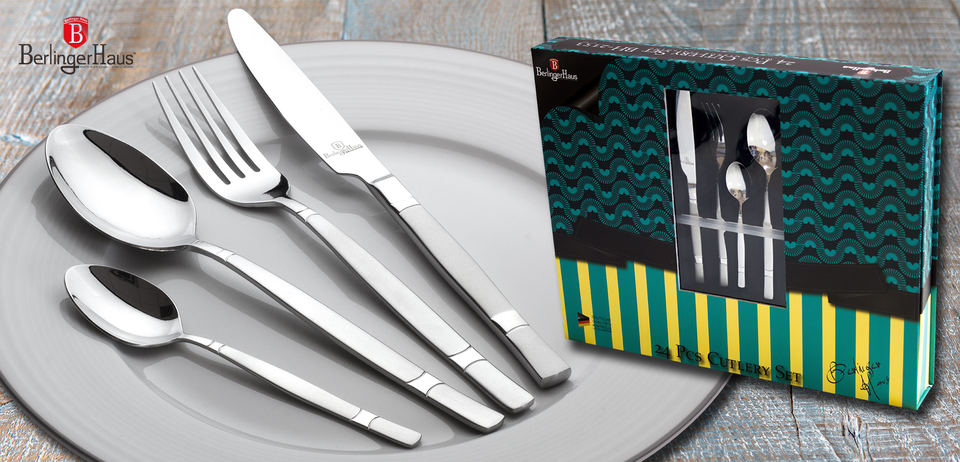 24-piece Cutlery Set Berlinger Haus BH/2153 Satin Finish