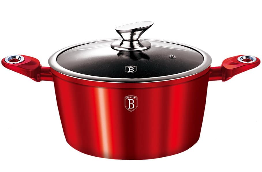 Casserole 20 cm BH/1256 Metallic Line Burgundy Edition