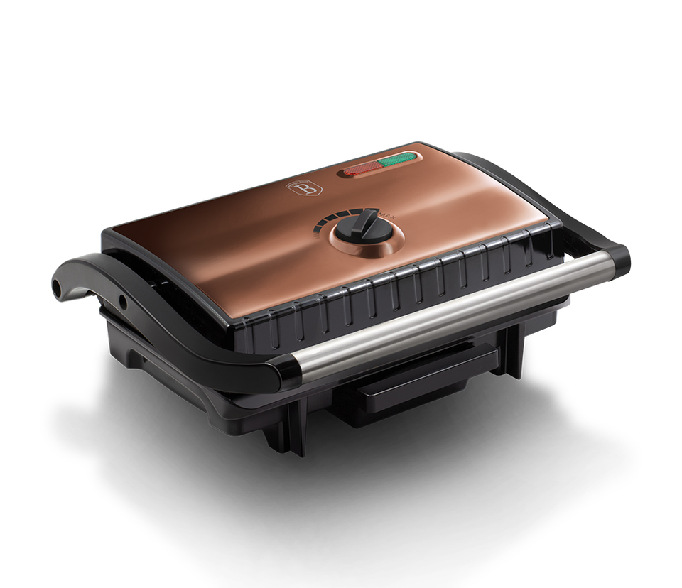 Electric Grill with Oil Drip Pan Berlinger Haus BH/9061 Rose Gold