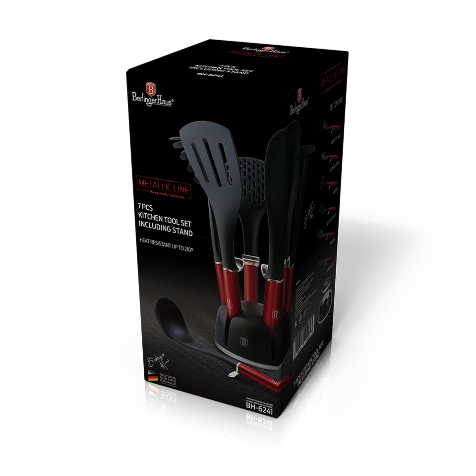 Kitchen Tool Set Berlinger Haus BH-6241 Burgundy Collection