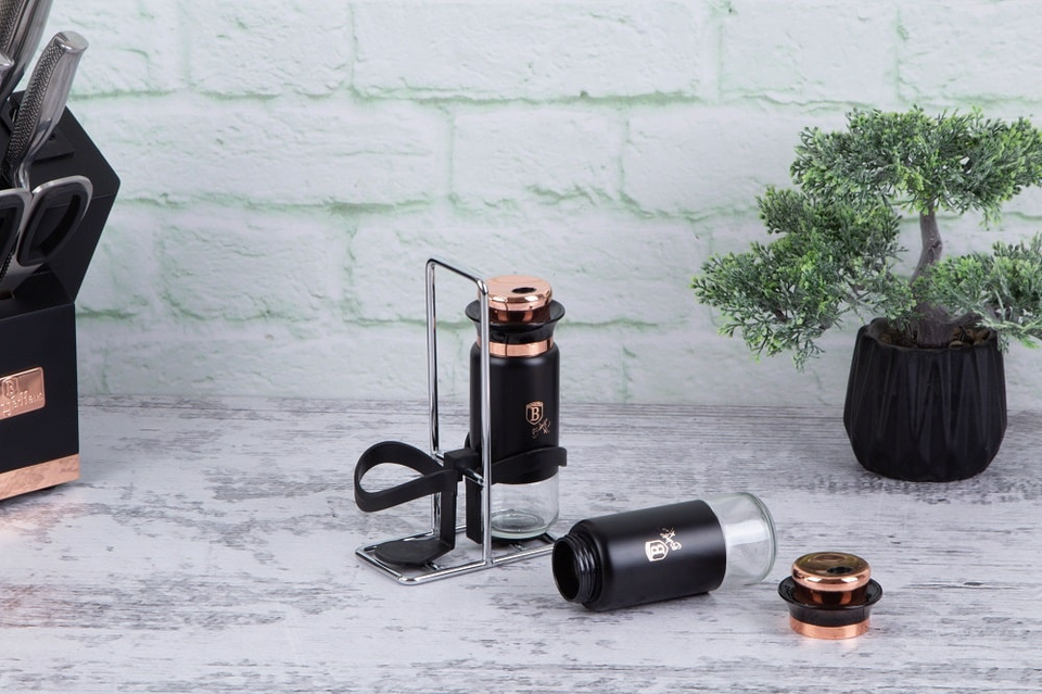 Salt & Pepper Shaker Set Berlinger Haus BH/1994 Black Rose