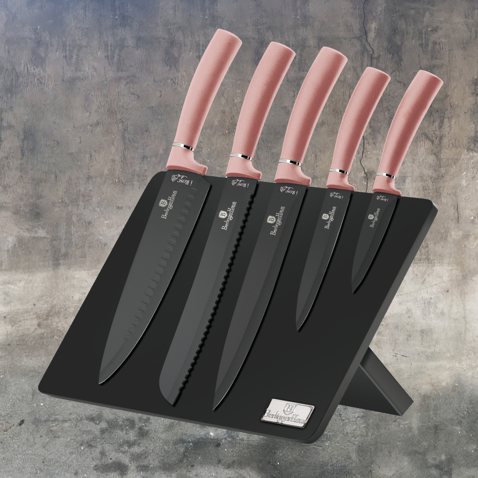 6-Piece Knife Set Berlinger Haus BH/2516 I-Rose Collection