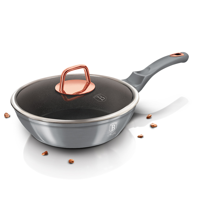 Deep Frying Pan with Lid Berlinger Haus BH/6003 Moonlight