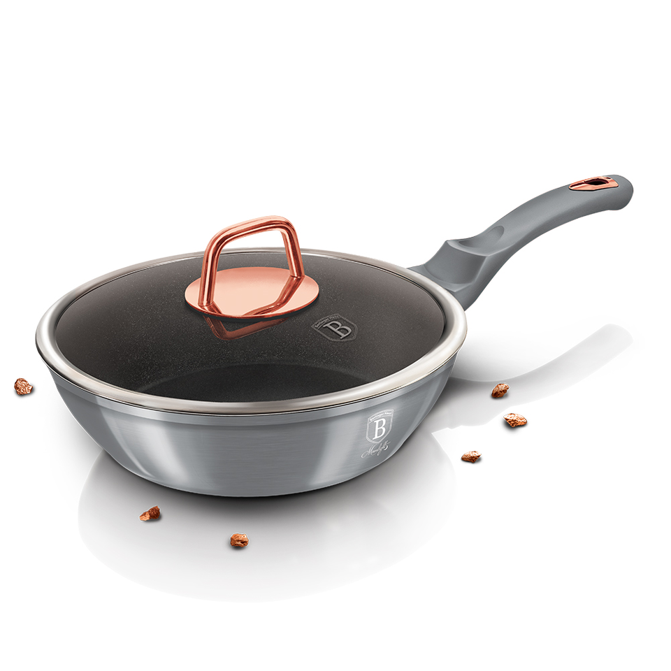 Deep Frying Pan with Lid Berlinger Haus BH/6003 Moonlight