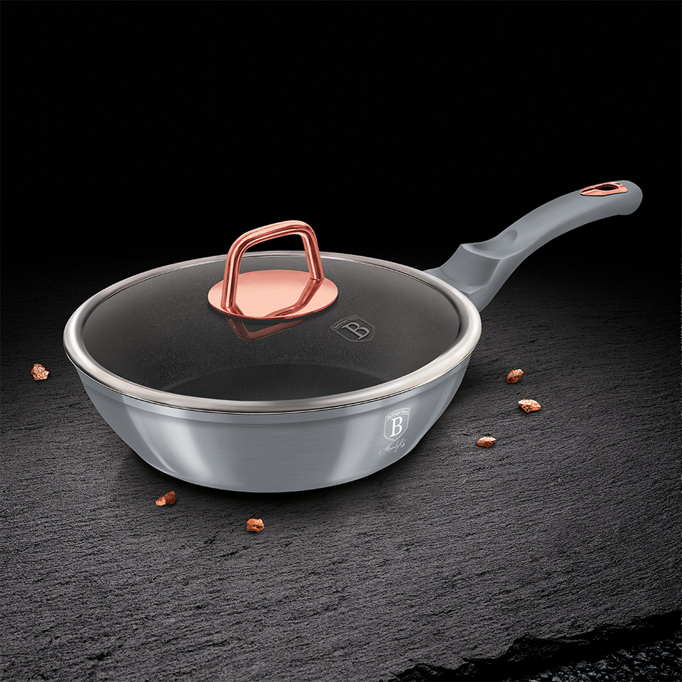 Deep Frying Pan with Lid Berlinger Haus BH/6003 Moonlight
